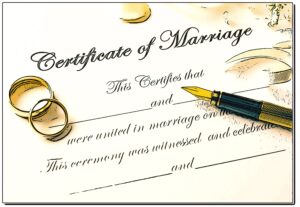 Marriage License