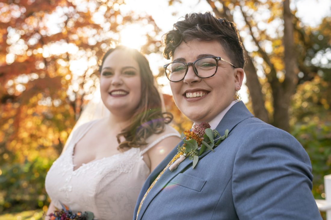 Wedding in Portland, Lesbian Couple